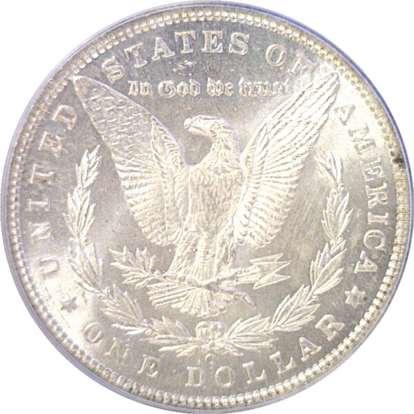 1893-O Morgan Dollar  -  PCGS MS-62   CAC - Image 3