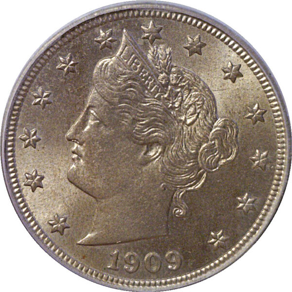 1909 Liberty Nickel  -  PCGS MS-64  CAC - Image 2