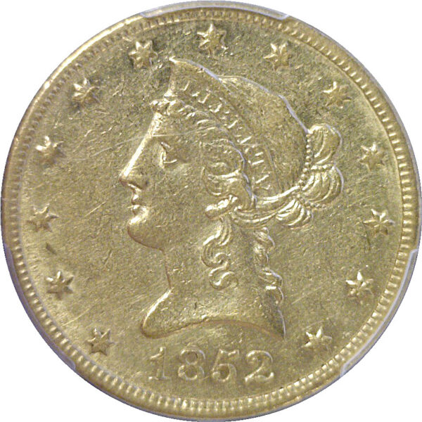 1852-O $10 Liberty   -   PCGS AU-53 - Image 2