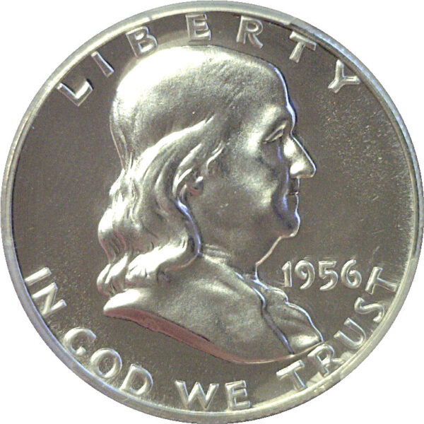 1956 Franklin Half Dollar   -  PCGS PR-68+ - Image 2
