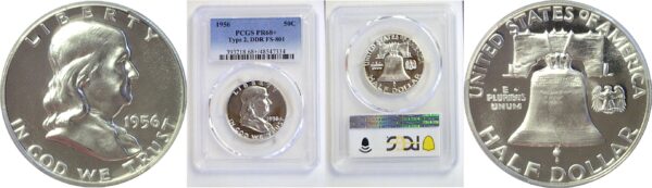 1956 Franklin Half Dollar   -  PCGS PR-68+