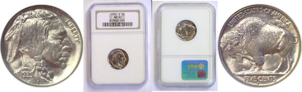 1935-S Buffalo Nickel  -  NGC MS-65