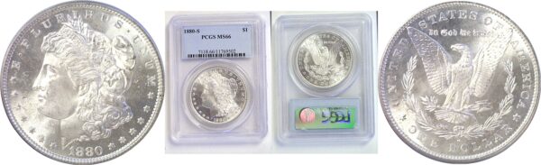 1880-S Morgan Dollar. -  PCGS MS-66
