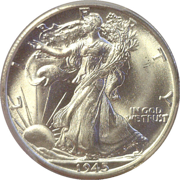 1945-D Walking Liberty Half Dollar. -  PCGS MS-66 - Image 2