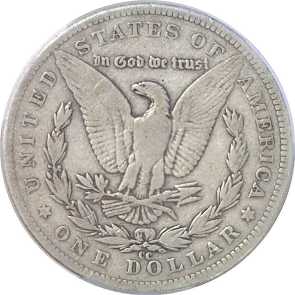 1889-CC Morgan Dollar  - PCGS VG-8 - Image 3