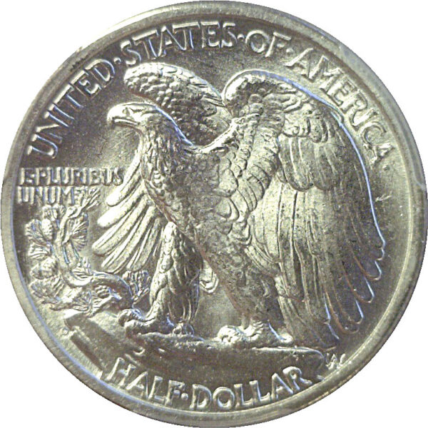 1945-D Walking Liberty Half Dollar. -  PCGS MS-66 - Image 3