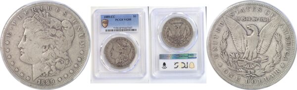 1889-CC Morgan Dollar  - PCGS VG-8