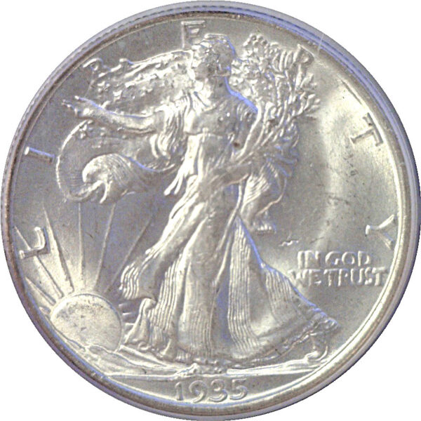 1935-D Walking Liberty Half Dollar  -  PCGS MS-64 - Image 2