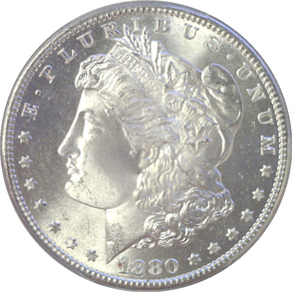 1880-S Morgan  Dollar.  -   PCGS MS-66. CAC - Image 2
