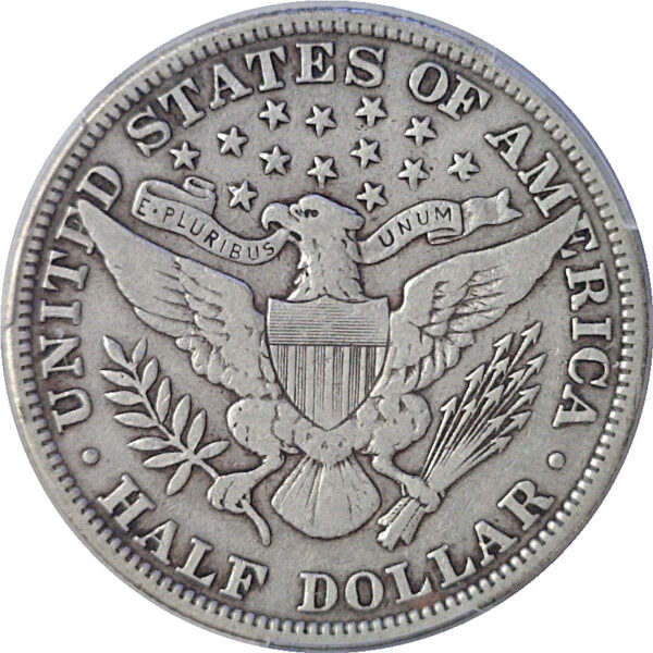 1915 Barber Half Dollar. -  PCGS VF-20 - Image 3