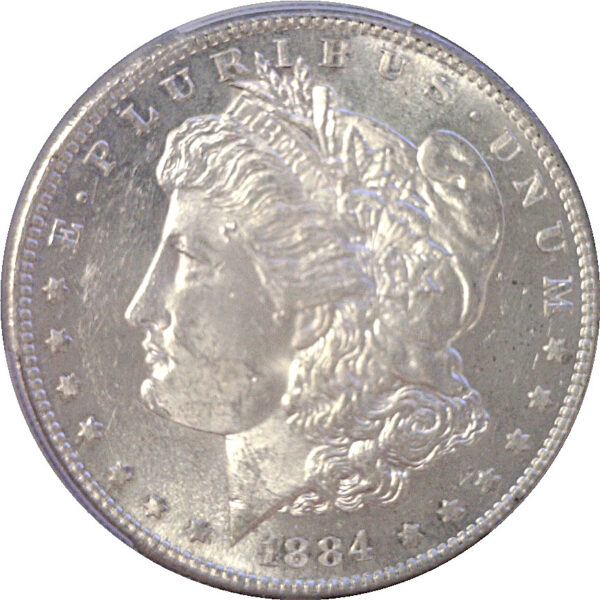 1884-S Morgan Dollar   -   PCGS MS-62 - Image 2