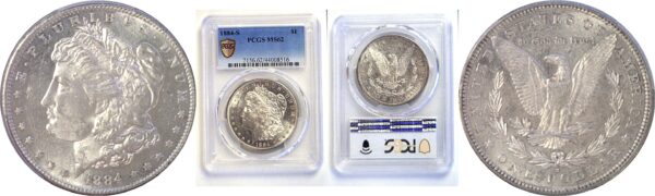 1884-S Morgan Dollar   -   PCGS MS-62