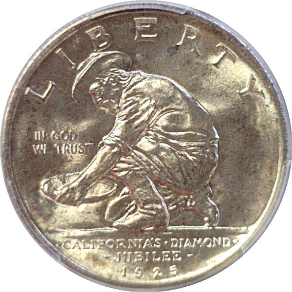 1925-S California Commemorative Half Dollar  -  PCGS MS-65 - Image 2