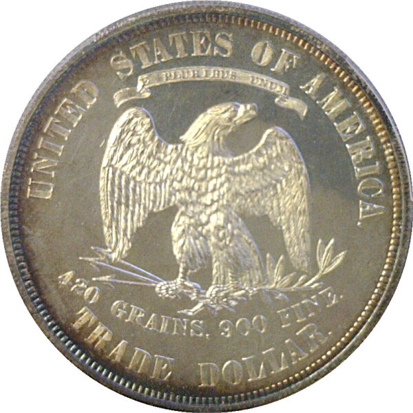 1874 Trade Dollar  -  PCGS PR-65 CAM - Image 3