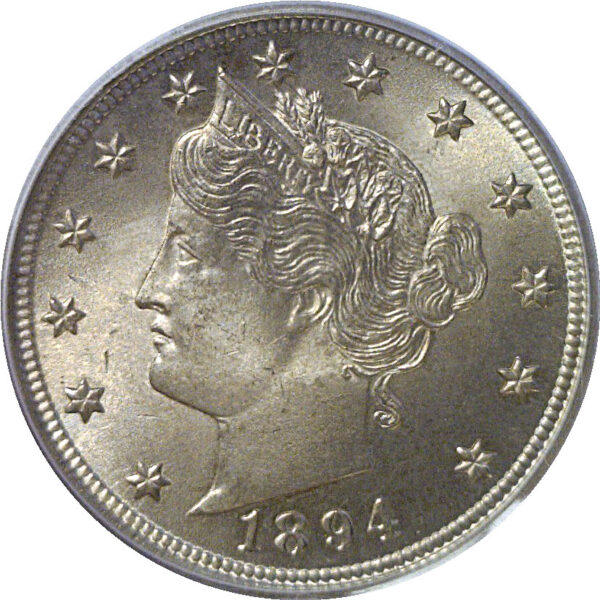 1894 Liberty Nickel  -  PCGS MS-64  CAC - Image 2