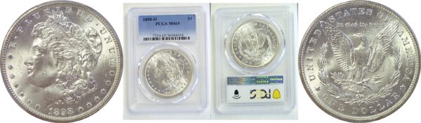 1898-O Morgan Dollar  -  PCGS MS-65
