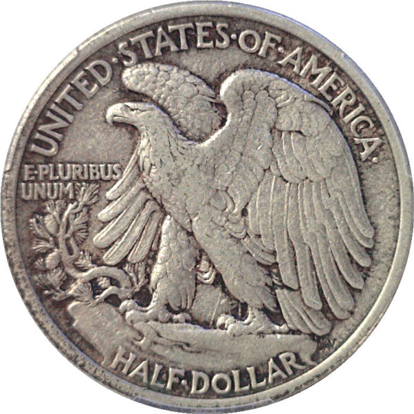 1916 Walking Liberty Half Dollar. -  PCGS AU-50 - Image 3