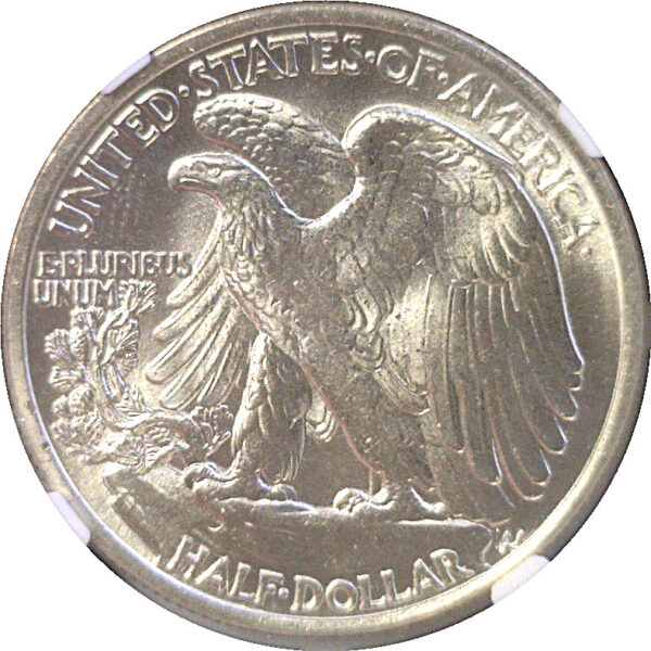 1939 Walking Liberty Half Dollar  -  NGC MS-67 - Image 3
