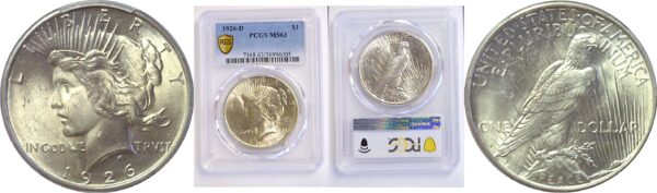 1926-D Peace Dollar  -  PCGS MS-63