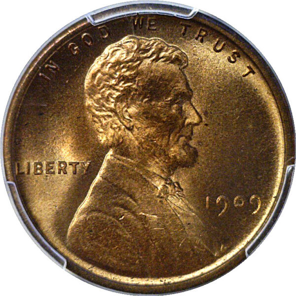 1909-VDB  Lincoln Cent.   -   PCGS MS-66+ RD - Image 2