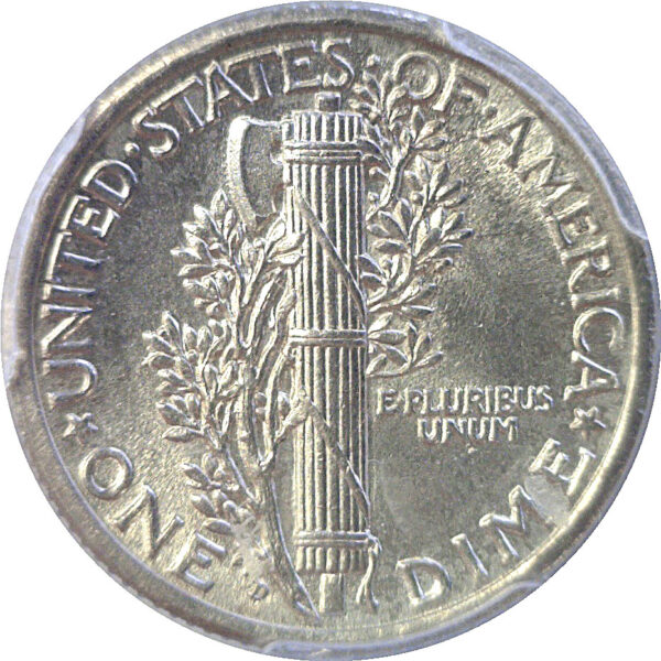 1916-D Mercury Dime.  -   PCGS MS-63 FB - Image 3