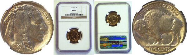 1923-S Buffalo Nickel  -  NGC MS-64
