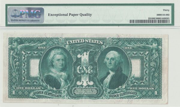 1896 $1 Silver Certificate Fr-225 PMG VF-30 EPQ - Image 3