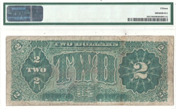 1890 $2 Treasury Note Fr-355 PMG Choice F-15 - Image 3