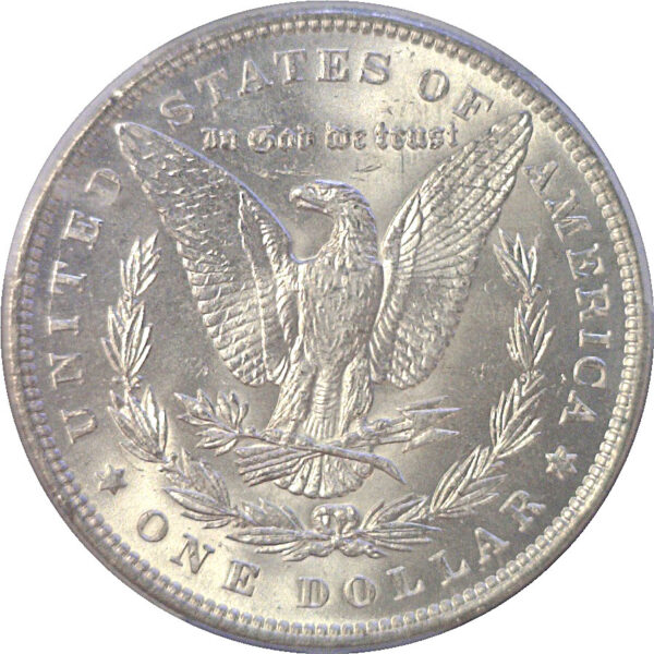 1887/6 Morgan Dollar.  -   PCGS MS-63 - Image 3