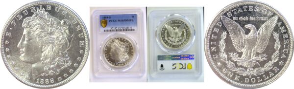 1888-S Morgan Dollar. -  PCGS MS-65 DMPL