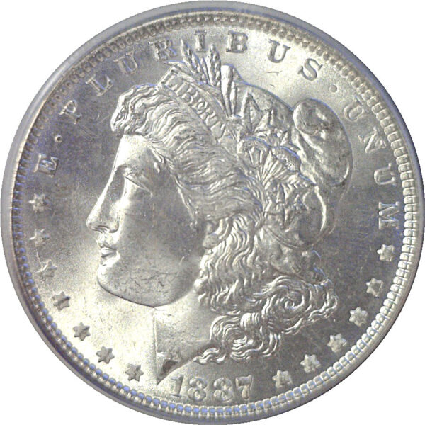 1887 Morgan Dollar. -  PCGS MS-65. CAC - Image 2