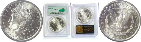 1881-S Morgan Dollar. -  PCGS MS-65. CAC