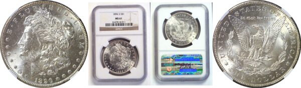 1896-S Morgan Dollar  -  NGC MS-61