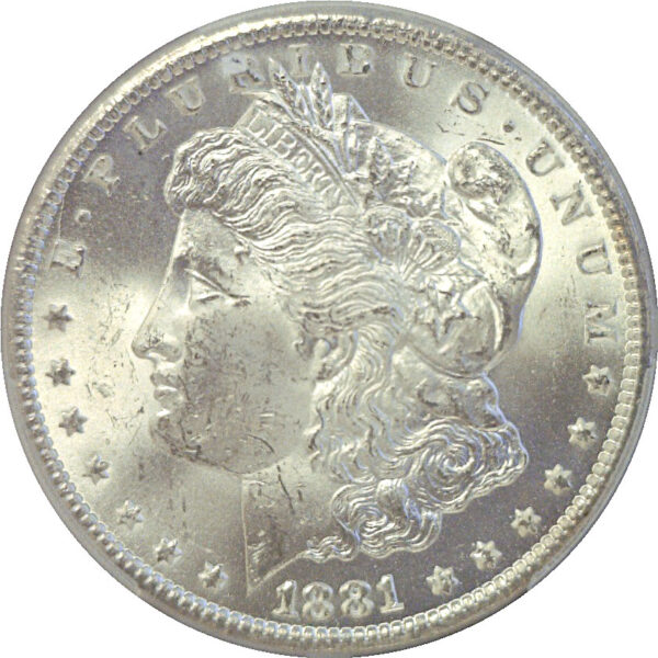 1881-CC Morgan Dollar. -  PCGS MS-64 - Image 2