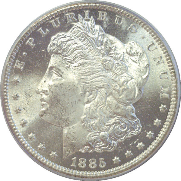 1885-CC Morgan Dollar.  -   PCGS MS-64 PL - Image 2