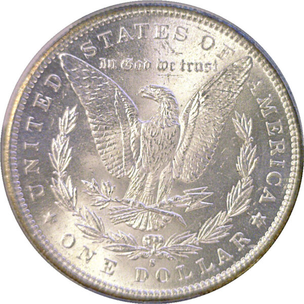 1897-S Morgan Dollar.  -   PCGS MS-63 - Image 3