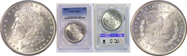 1897-S Morgan Dollar.  -   PCGS MS-63