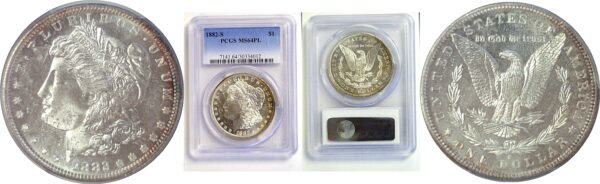 1882-S Morgan Dollar  -  PCGS MS-64 PL