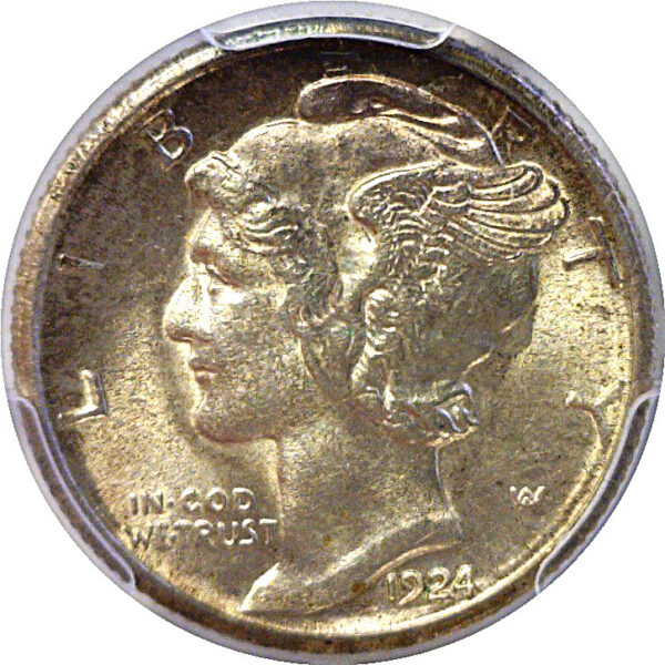 1924-S Mercury Dime. -  PCGS MS-62 - Image 2