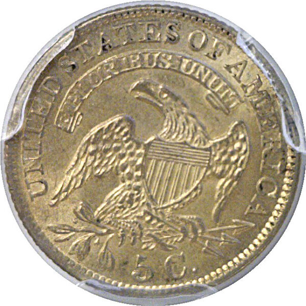 1830 Bust Half Dime  -  PCGS AU-58 - Image 3