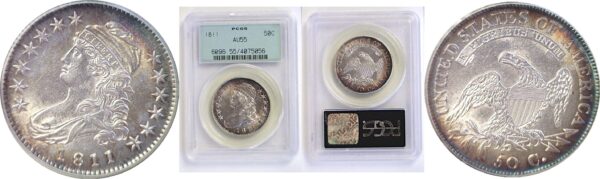 1811 Bust Half  -  PCGS AU-55