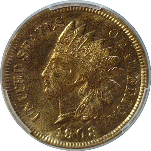 1908-S Indian Head Cent   -   PCGS MS-66 RD - Image 2