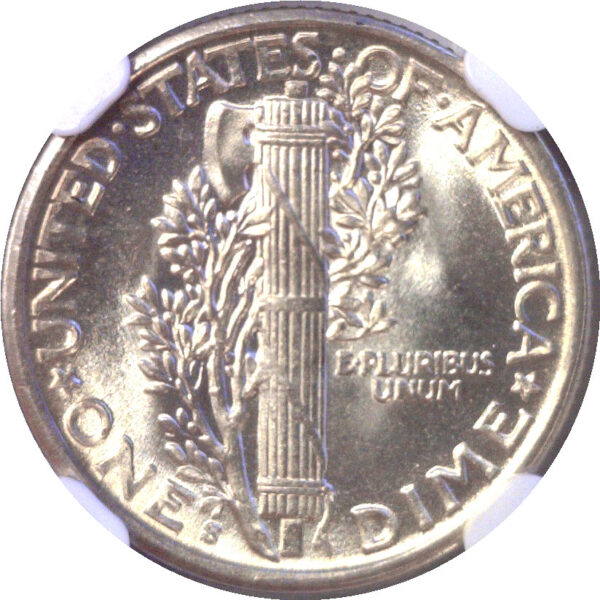 1919-S Mercury Dime  -  NGC MS-66  CAC - Image 3
