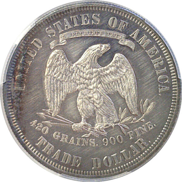 1880 Trade Dollar  -  PCGS PR-63 - Image 3
