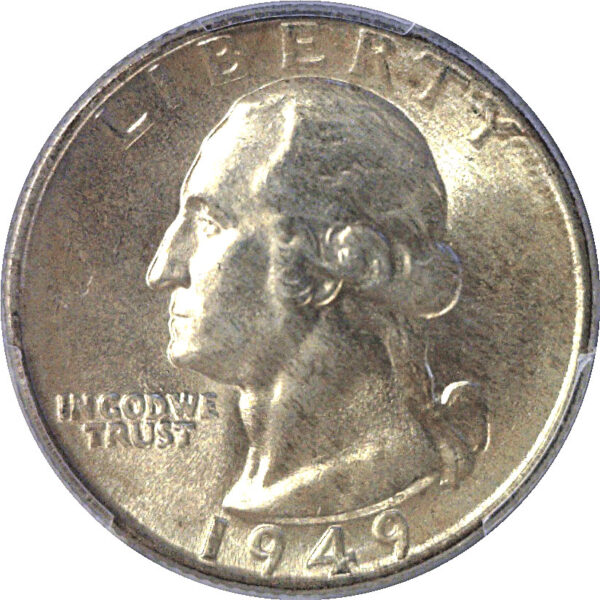 1949 Washington Quarter  -  PCGS MS-67 - Image 2