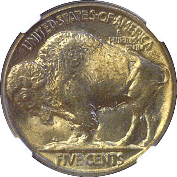 1927 Buffalo Nickel  -  NGC MS-65 - Image 3