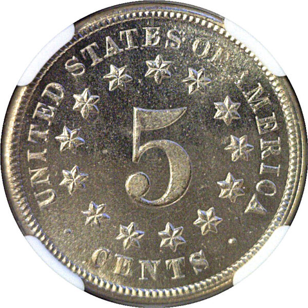1879 Shield Nickel. -  NGC PF-66 - Image 3