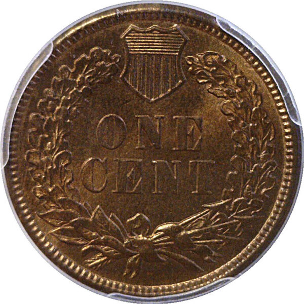 1885 Indian Head Cent  -  PCGS MS-66 RB - Image 3