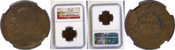 1805 Half Cent  -  NGC F-12