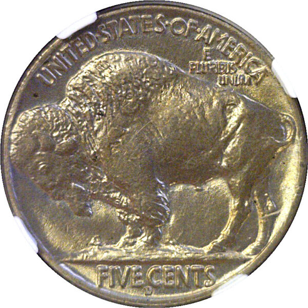 1915-D Buffalo Nickel  -  NGC MS-64 - Image 3